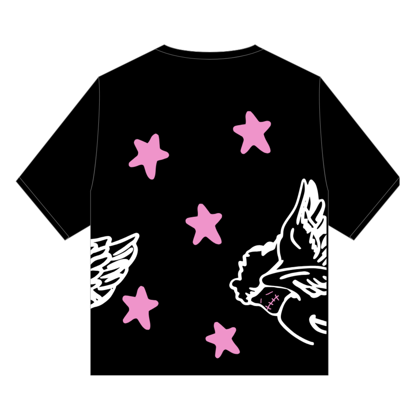 ASTRO FALLEN T-SHIRT NEGRA GRAMAJE 280