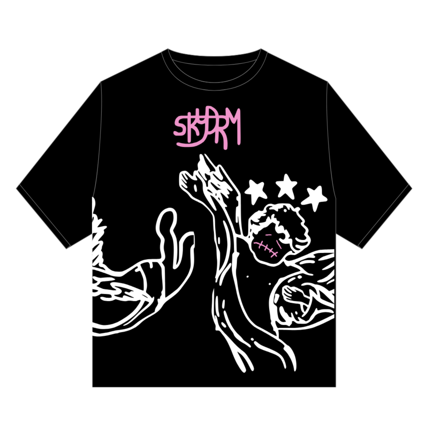 ASTRO FALLEN T-SHIRT NEGRA GRAMAJE 280