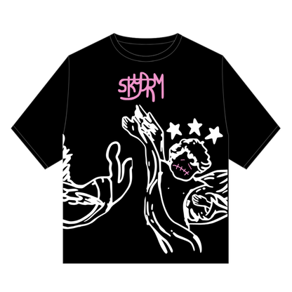 ASTRO FALLEN T-SHIRT NEGRA GRAMAJE 280