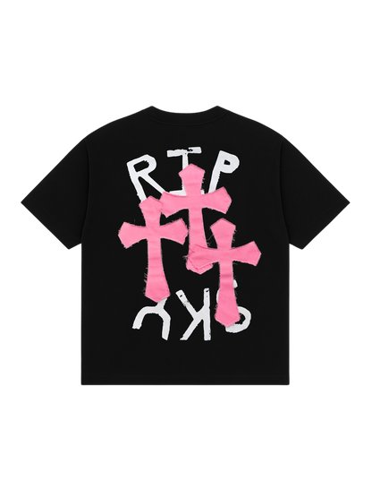 CACTUS T-SHIRT NEGRA GRAMAJE 300