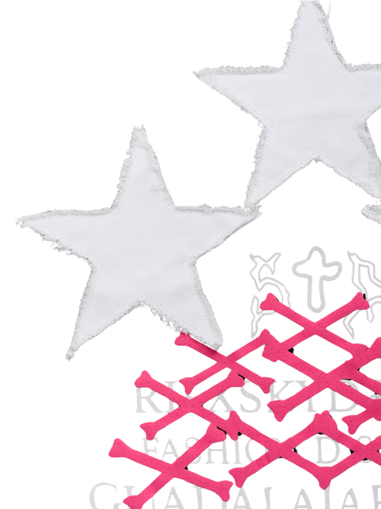 STARS T-SHIRT NEGRA GRAMAJE 300