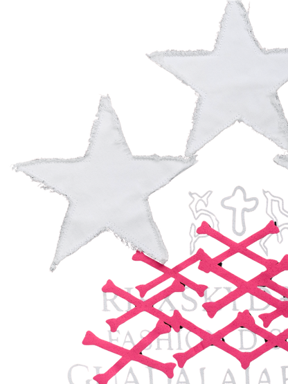 STARS T-SHIRT NEGRA GRAMAJE 300